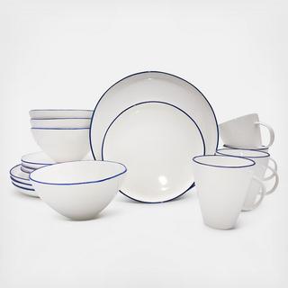 Abbesses 16-Piece Dinnerware Set, Service for 4