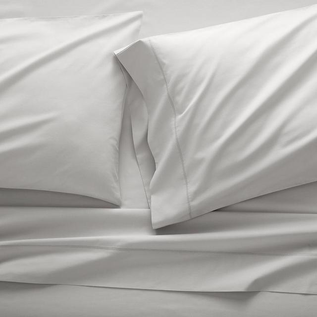 400 Thread Count Percale Dove Queen Sheet Set
