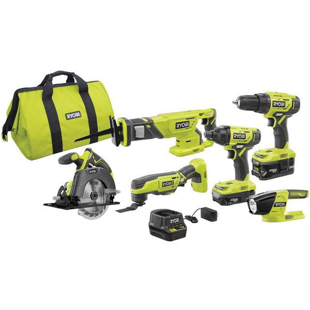 Ryobi 6-Piece Combo Kit