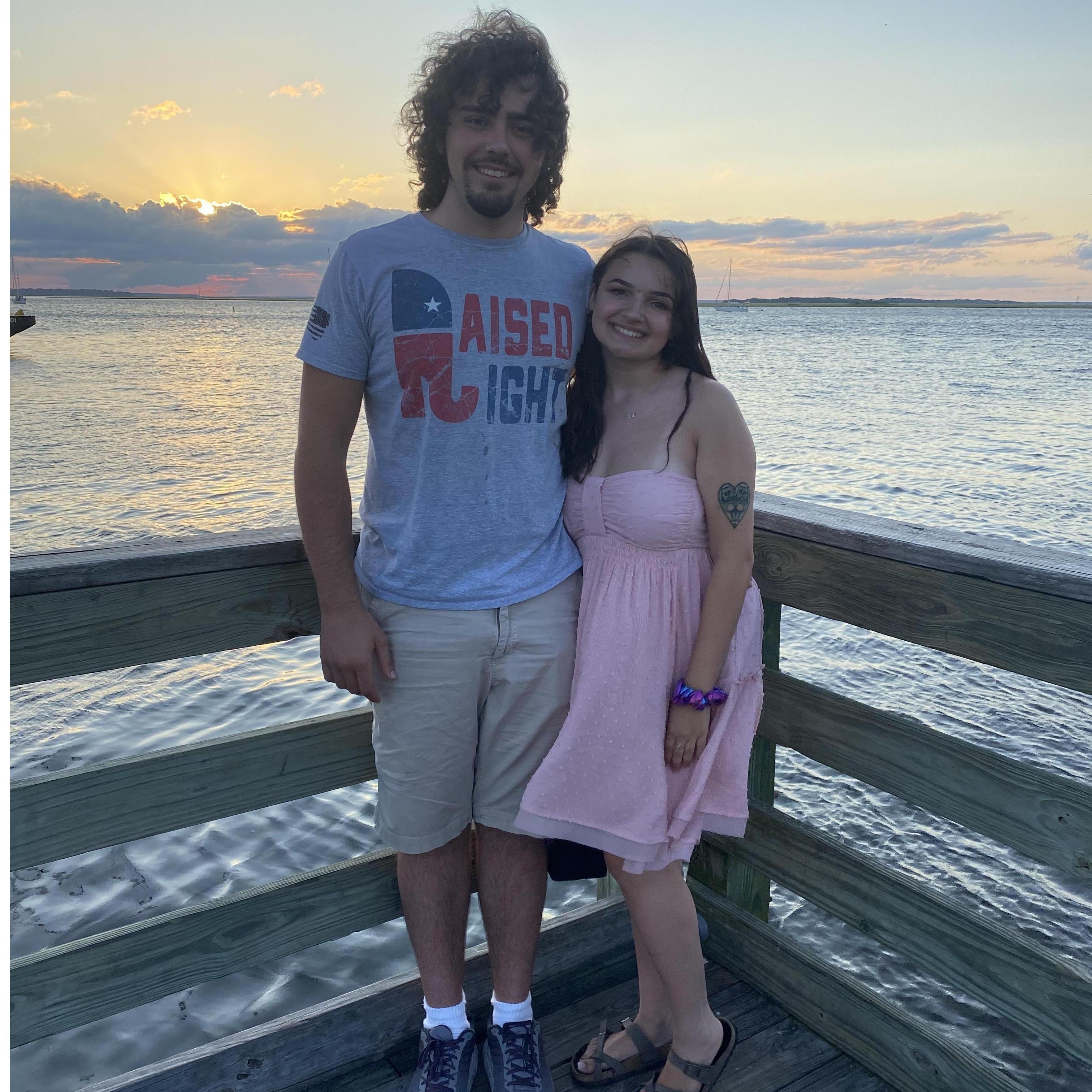 Our first beach trip together!