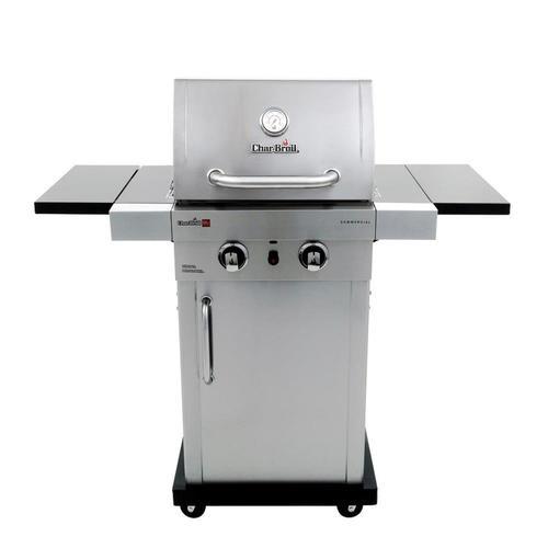 Char-Broil Commercial Stainless 2 Liquid Propane and Natural Gas infrared Gas Grill