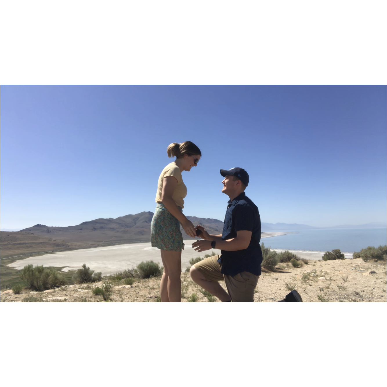 The day I said yes! We were on a trip to Utah apartment hunting for our move. (2021)