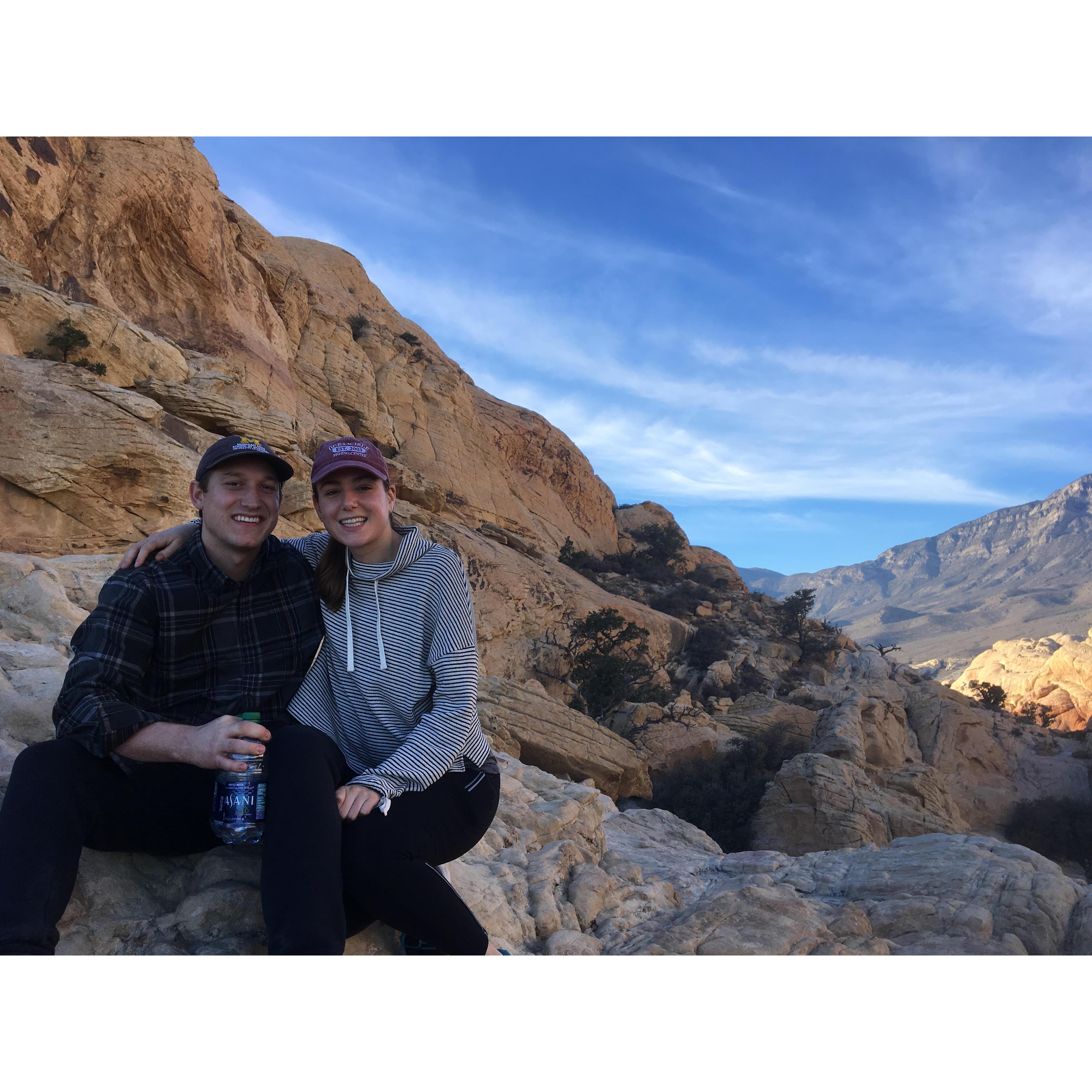 We went to Vegas... and hiked.