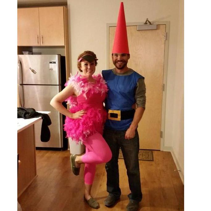 Halloween! (Side story: Devin's entire costume ended up in the trash at the party because he hates dressing up. Charlotte made both costumes by hand. He will never live it down)