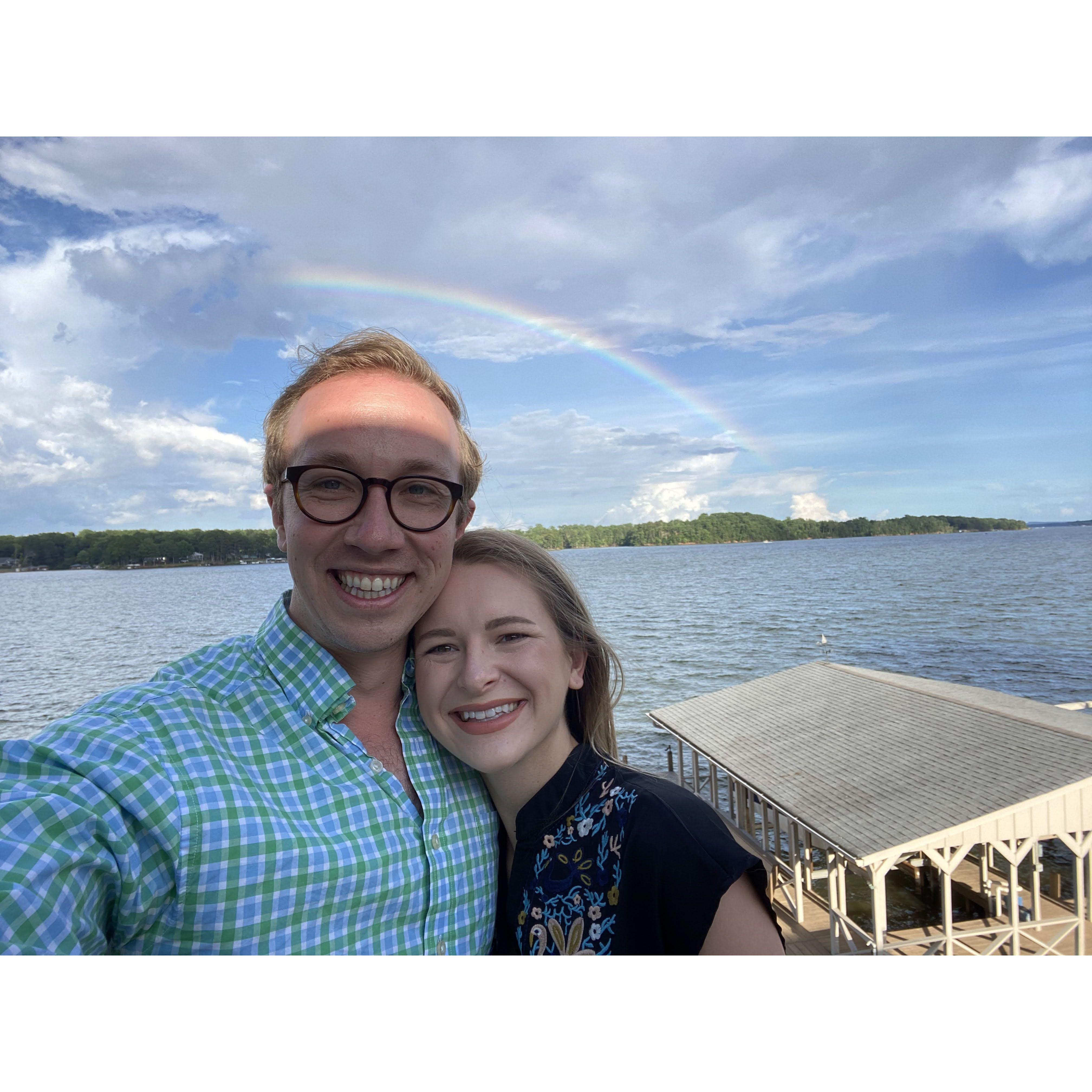 Enjoying Lake Tillery, NC.