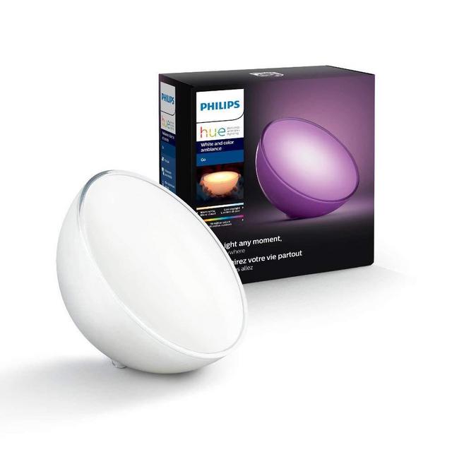 Philips Hue Go White and Color Portable Dimmable LED Smart Light Table Lamp (Requires Hue Hub, Works with Alexa, HomeKit and Google Assistant)