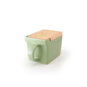 BEE HOUSE Salt Box 16 oz - ZERO JAPAN - Artichoke