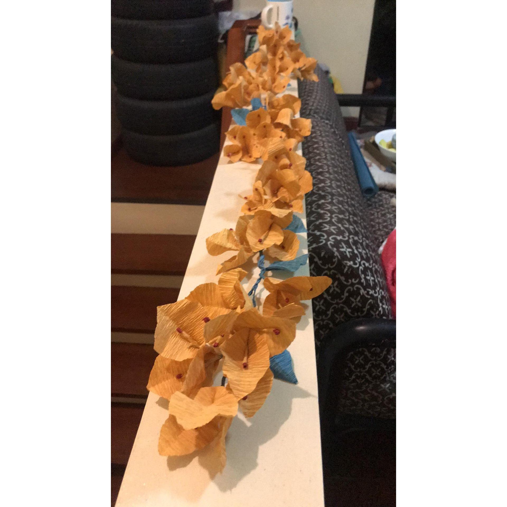 during the 2020 memorial, one activity that drew us closer is making flowers from paper. art really drew us closer.