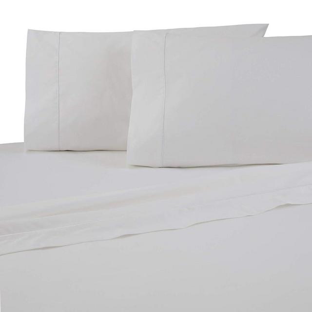 Martex Supima Cotton 700 Thread Count Sheet Set, Queen, Bright White