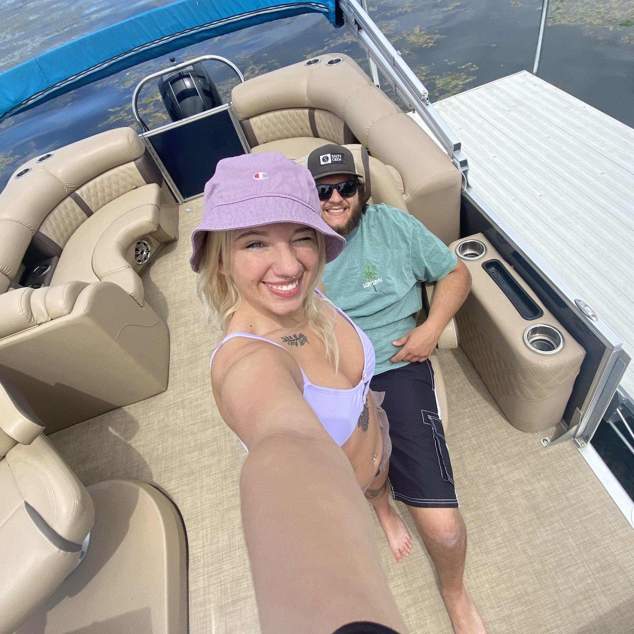 Sydney and Ethan at the lake