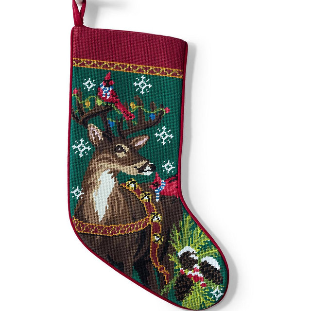 Needlepoint Christmas Stocking