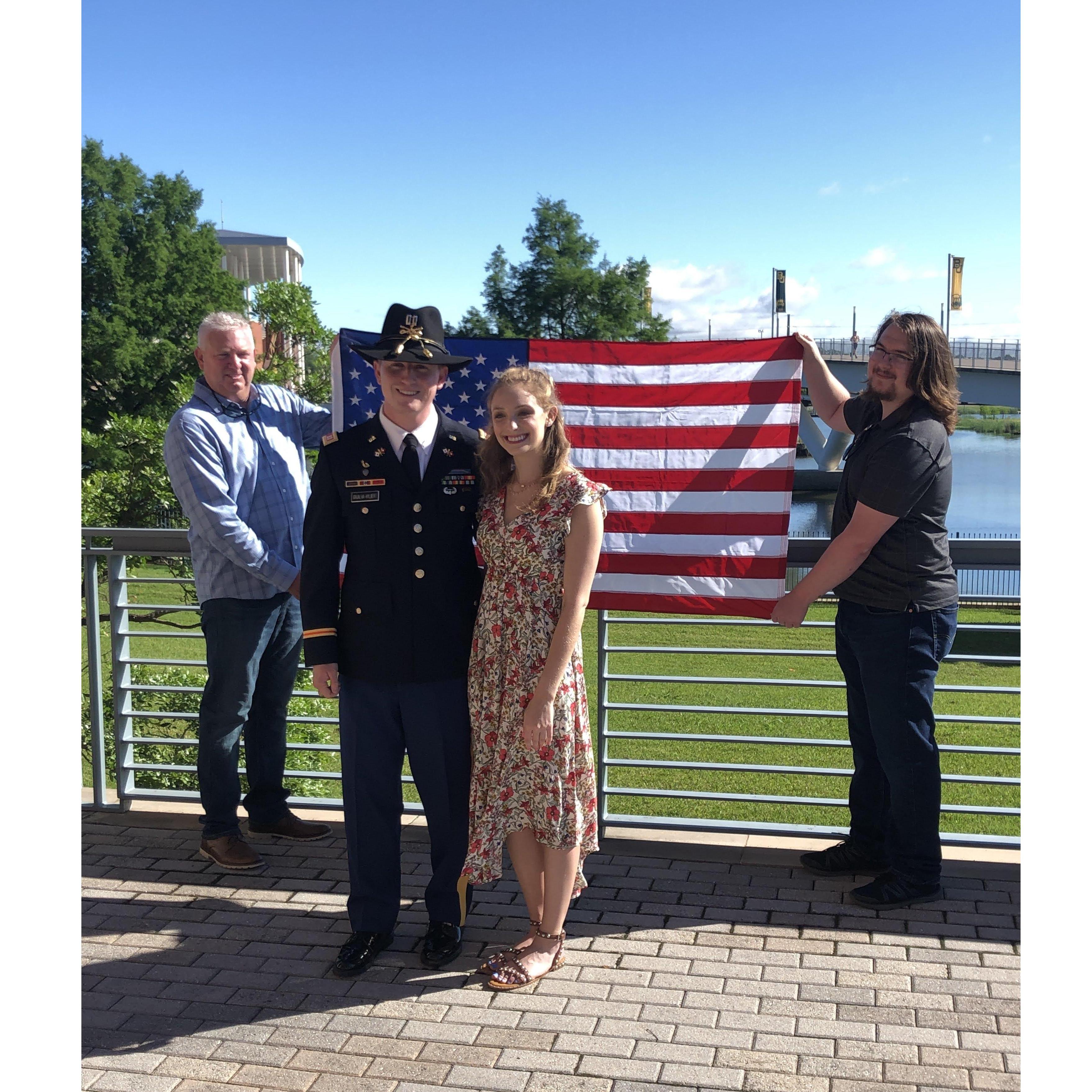 Bryce's promotion to Captain! May 2021.