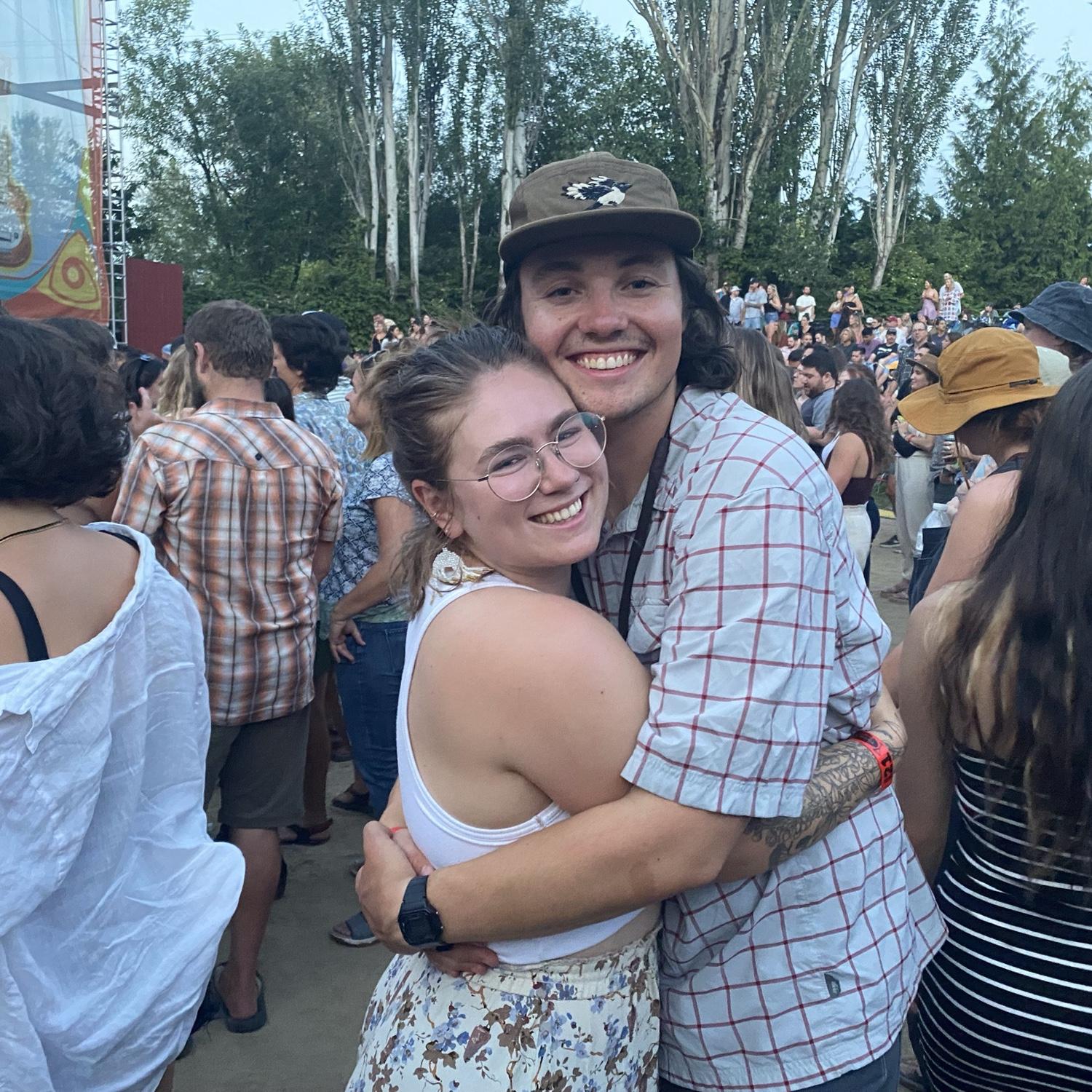 At a Caamp concert in Oregon!