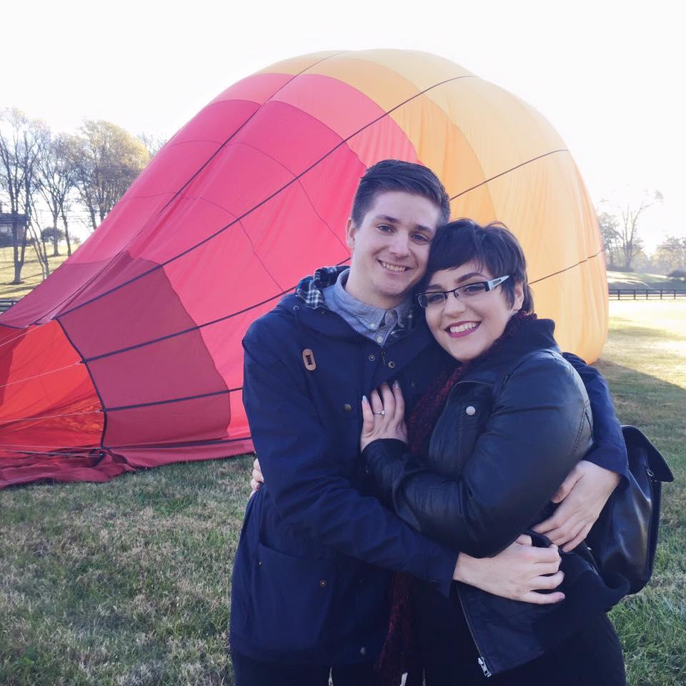 Just landing as newlyweds!