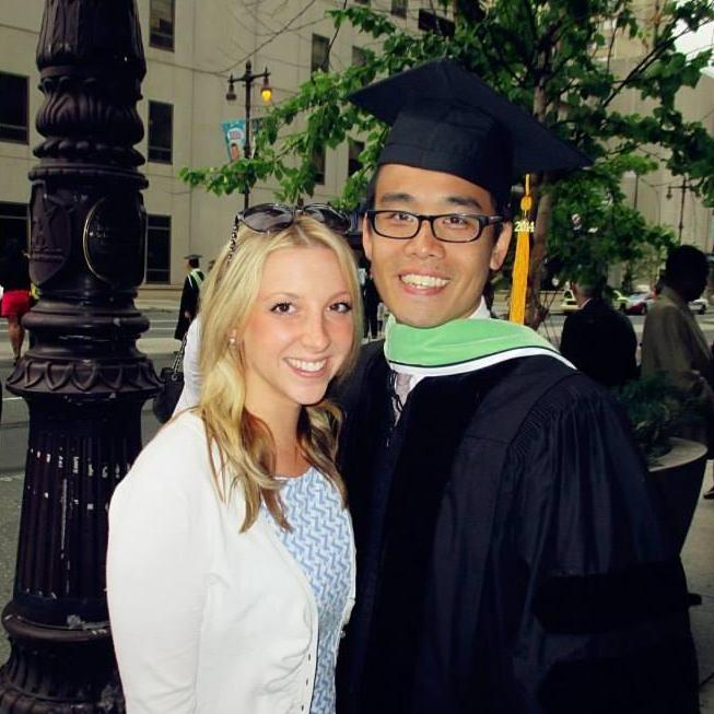 Matt's grad school graduation, May 2014