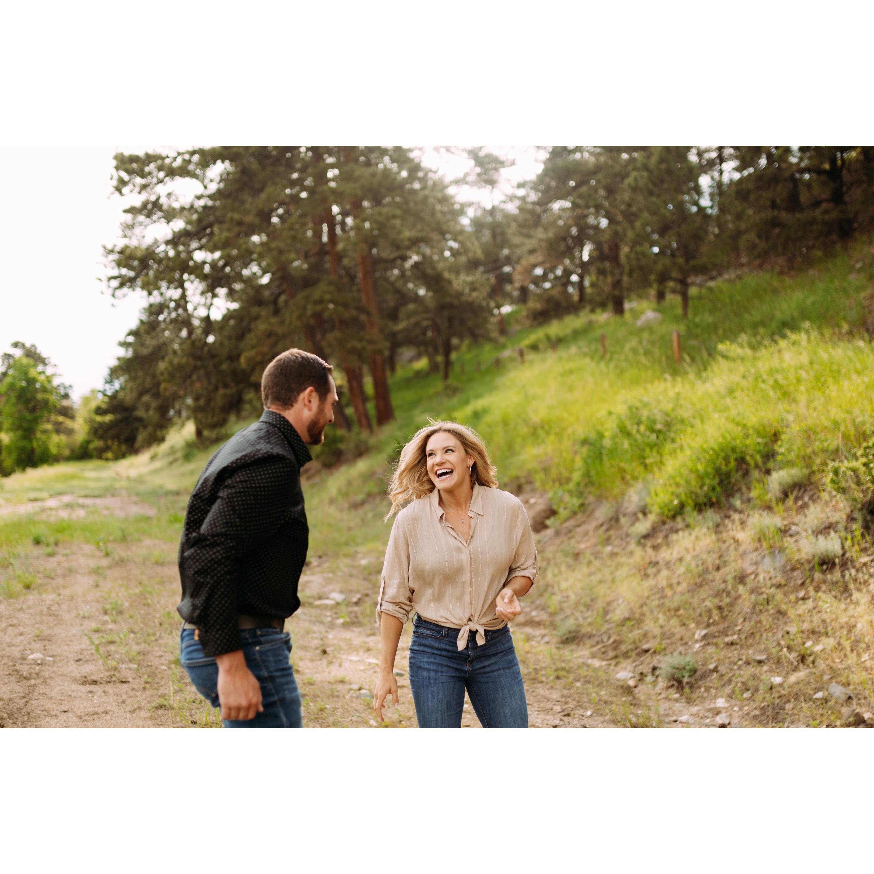 Engagement pictures courtesy of Katie Baechler, owner of Sweet Like Pie Photography.