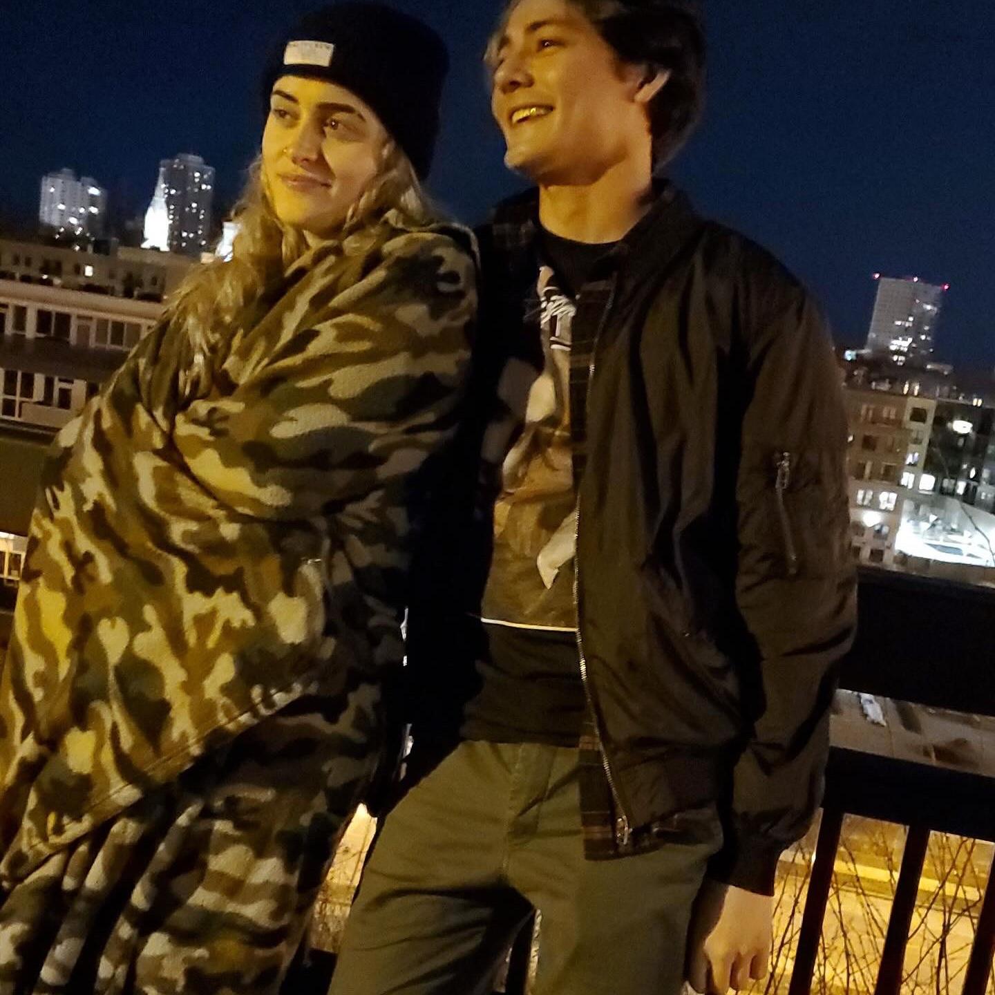 The first known picture of the Rina and Brian together in 2020. Taken a few blocks away from the site of their wedding venue.