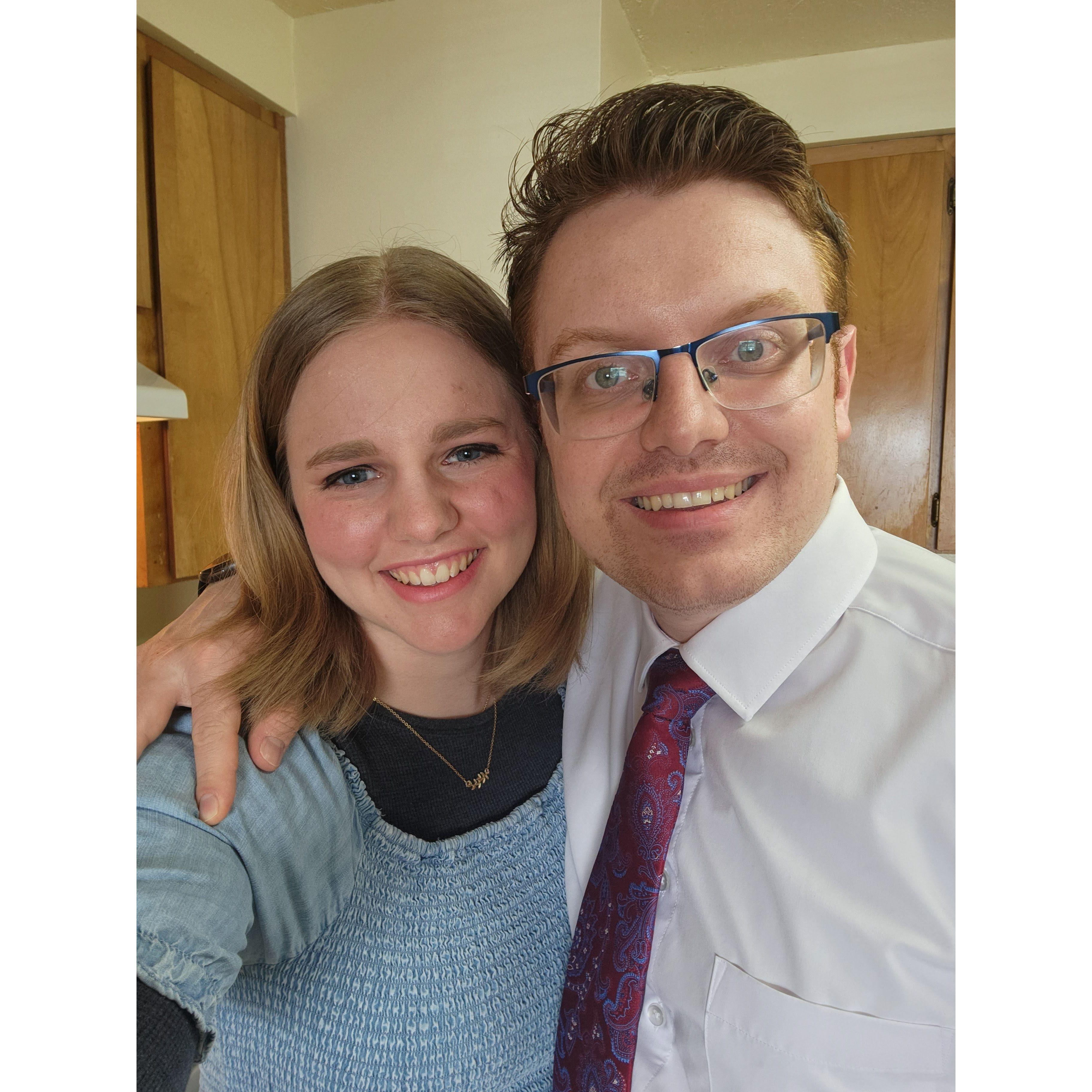 We love going to church together!