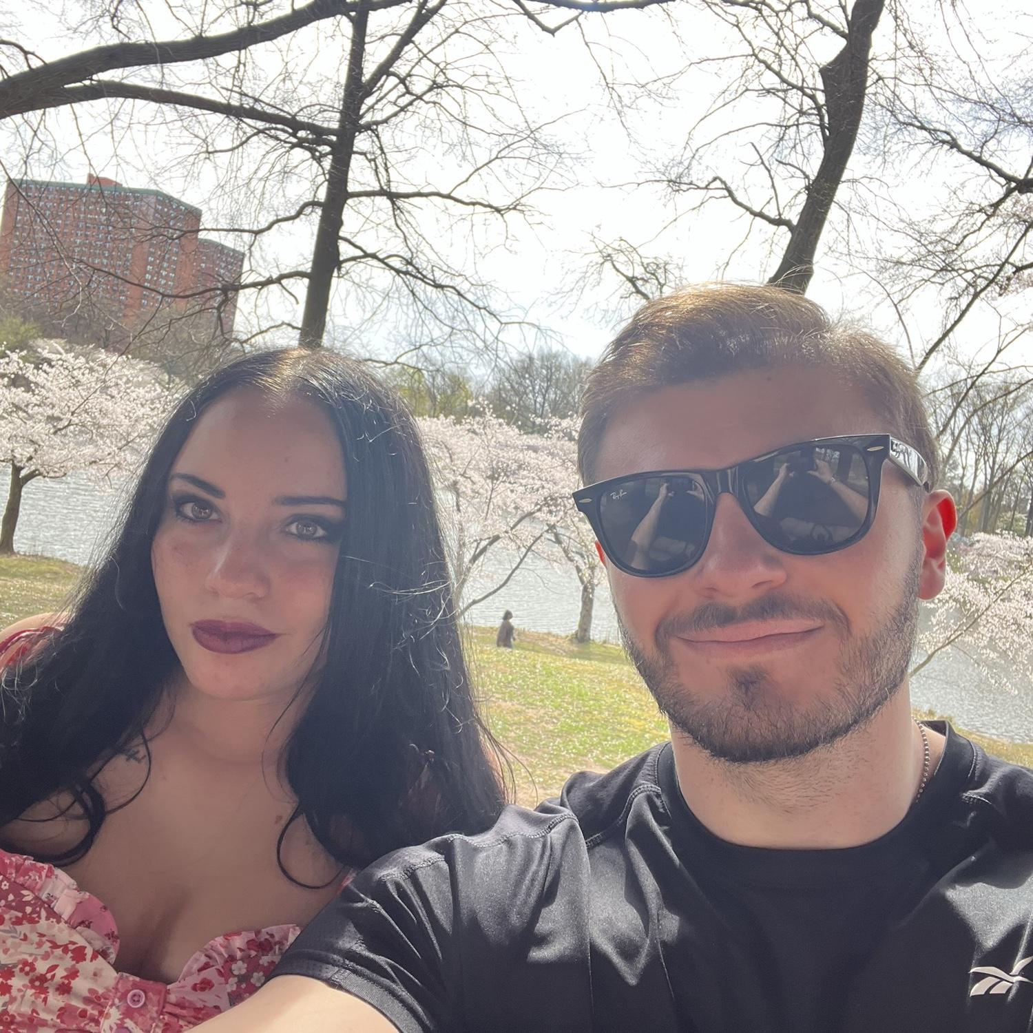 Konnor and Izabella on Cherry Blossom Lane