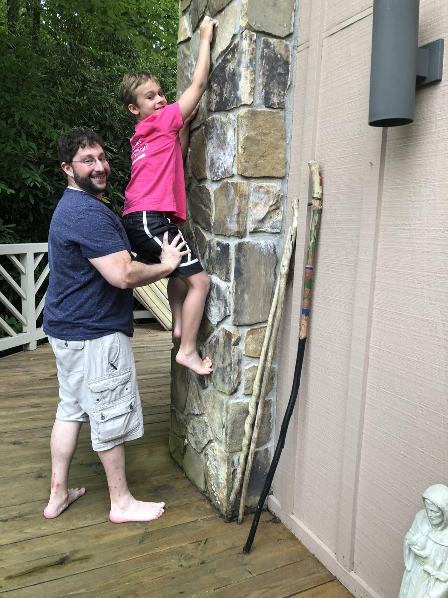 The first time Kevin met Braden was at my Nana's home in the Highlands. They hit it off instantly because Kevin was and continues to be invested in those he loves.