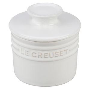 Le Creuset Stoneware Butter Crock, 6 oz., White