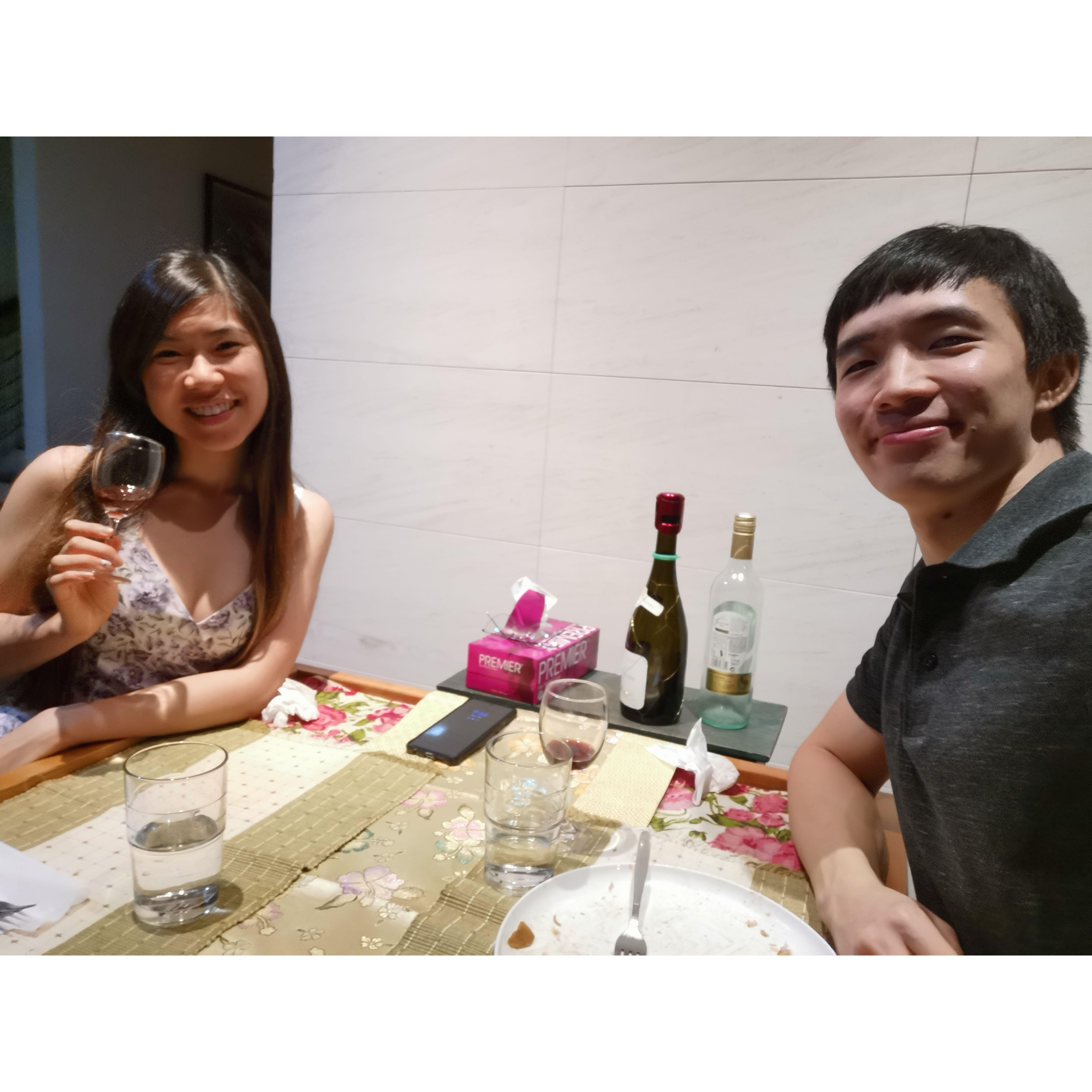 When in lockdown, we celebrated events with at-home fine dining 2020