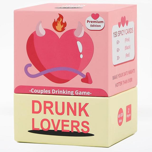 KAWAII KOI Drunk Lovers Premium Edition - Couples Games Couples Card Game for Date Night, 150 Cards with 4 Engaging Categories, Couple Games and Couples Games for Adults