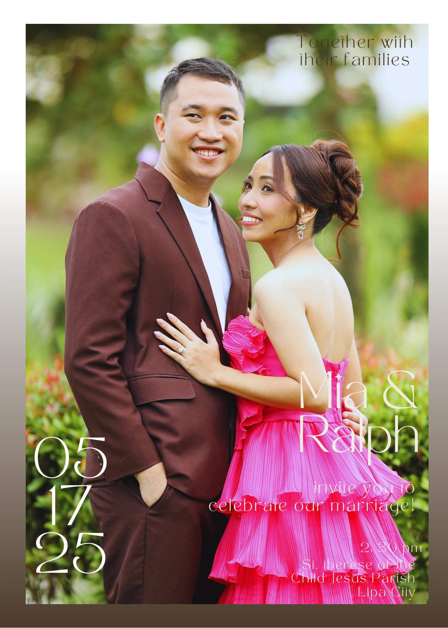The Wedding Website of Mia Toreja and Ralph Gagan