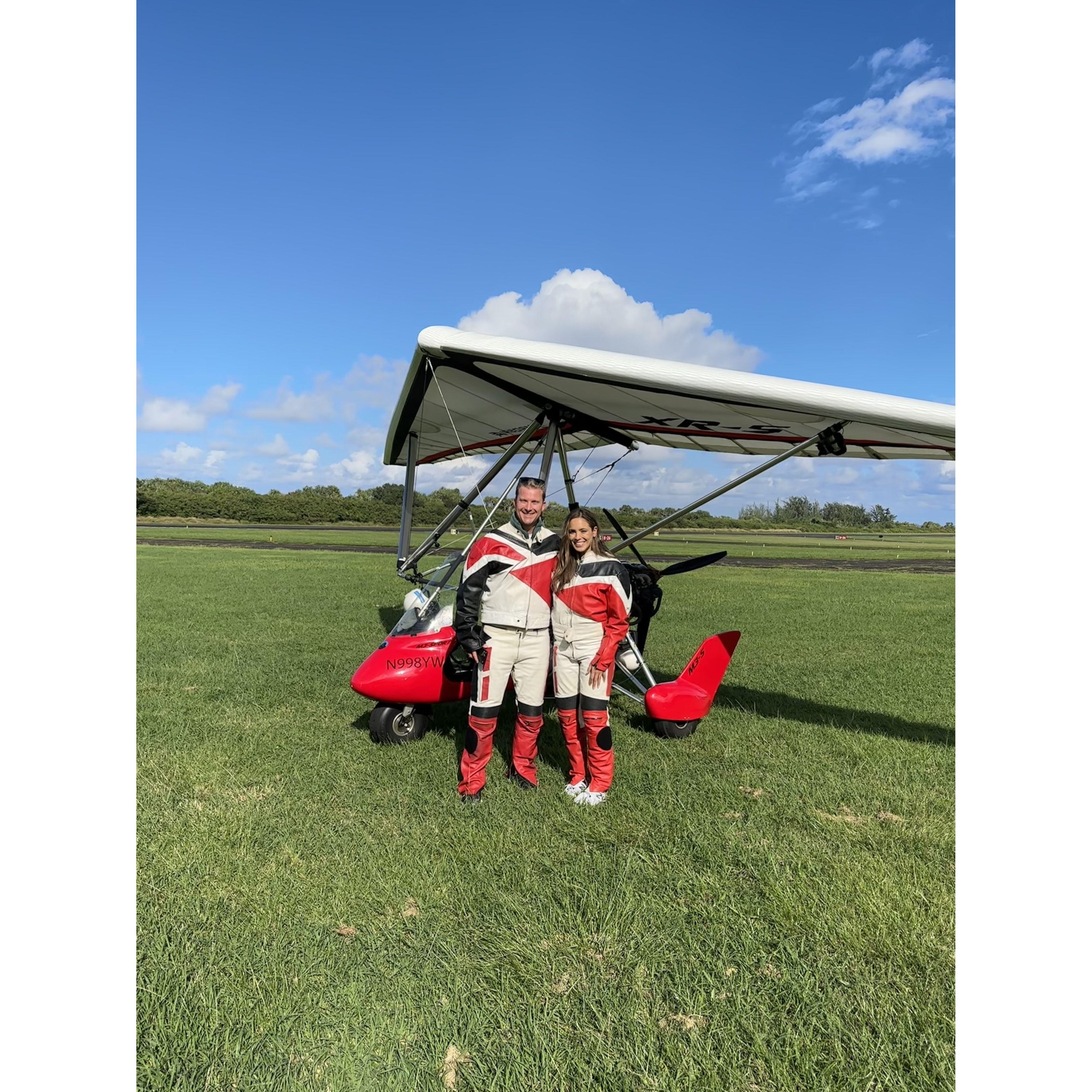 Flying in Maui