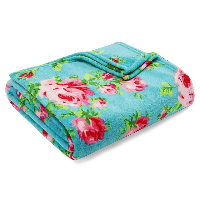 Betsey Johnson | Fleece Collection | Blanket - Ultra Soft & Cozy Plush Fleece, Lightweight & Warm, Perfect for Bed or Couch, Queen, Bouquet Day
