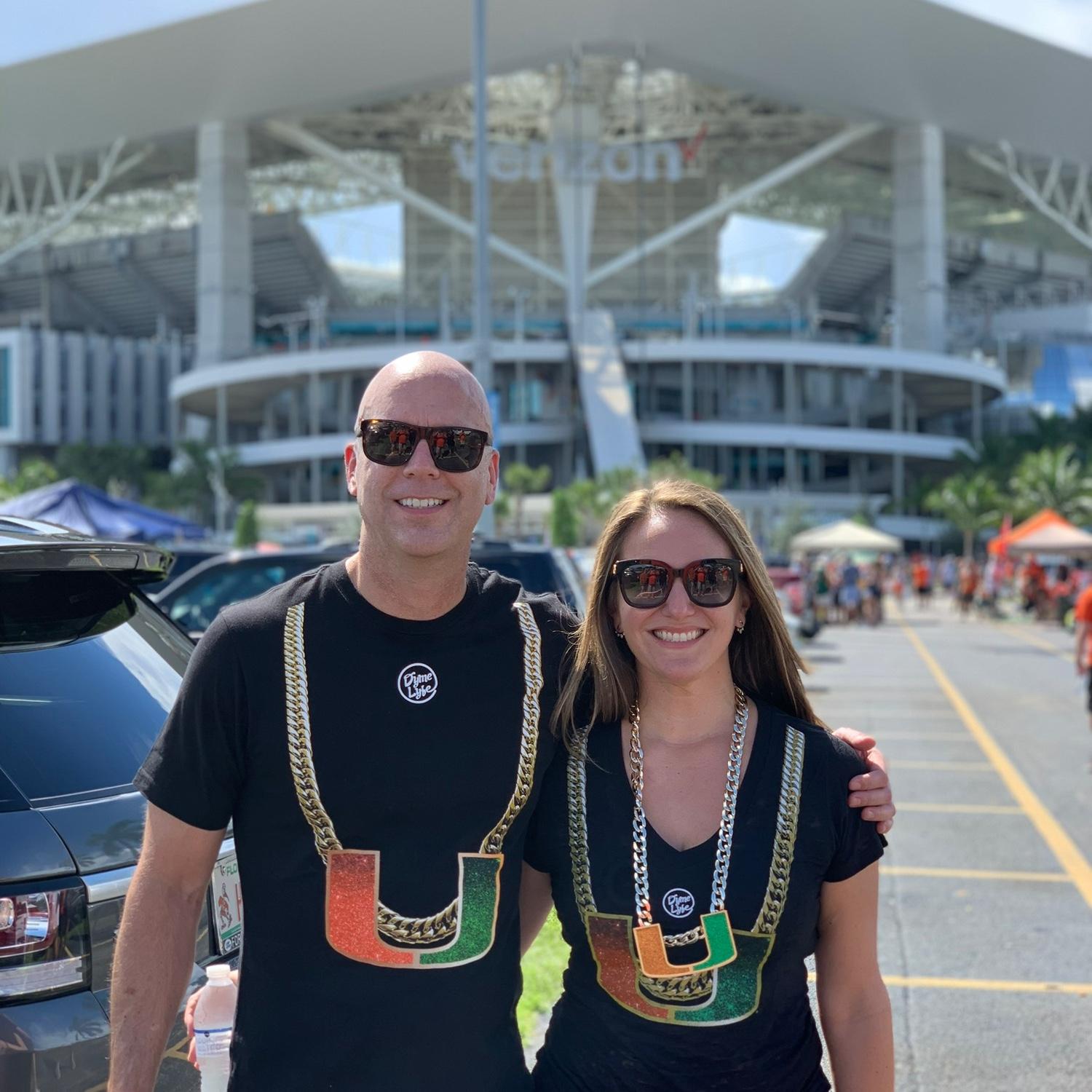 Our first Hurricanes game together