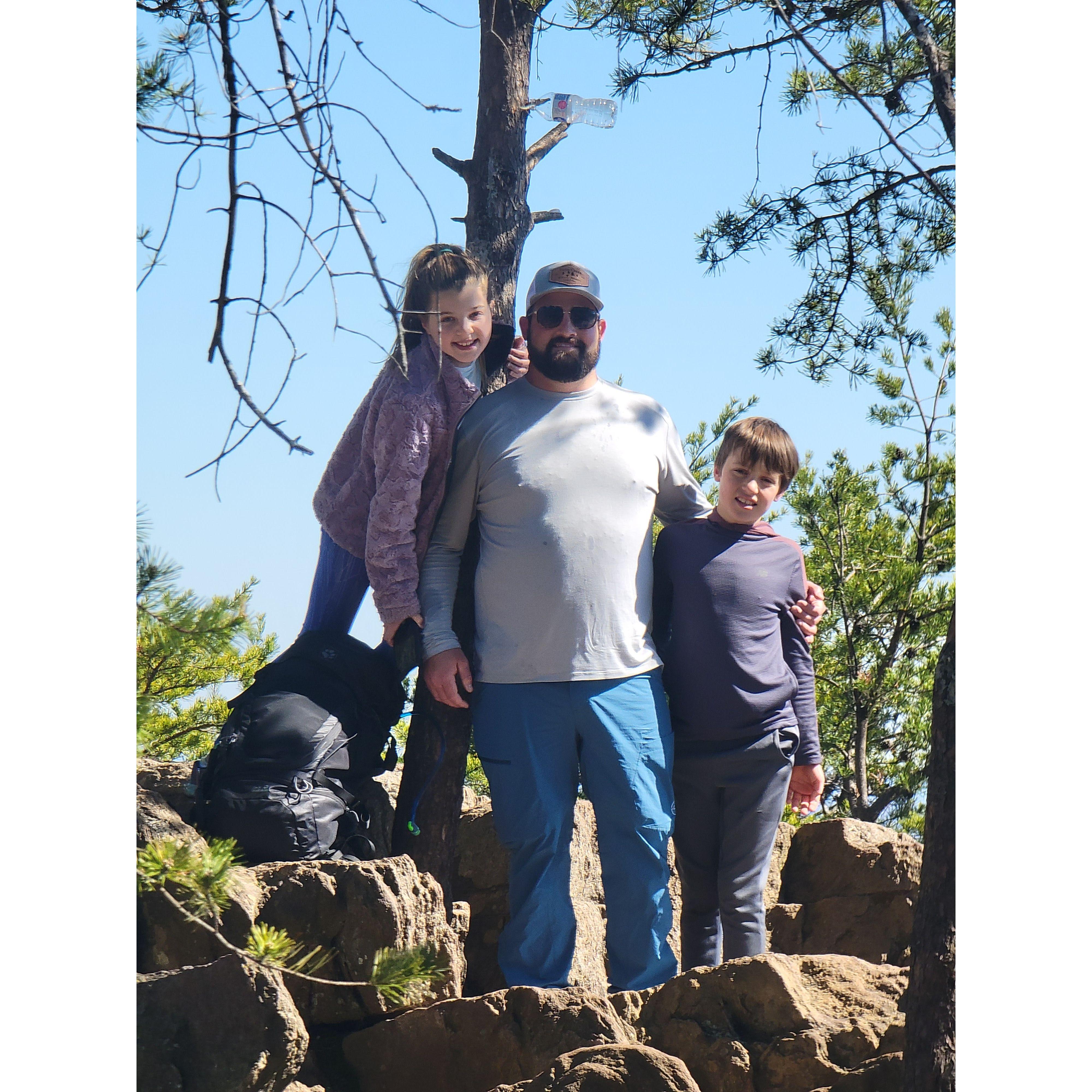 South Carolina hike with the kids