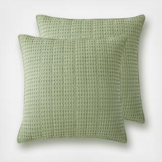 Mills Waffle Euro Sham, Set of 2