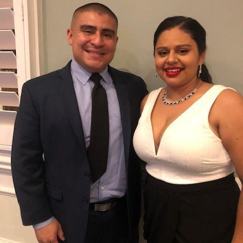 Debbie's first Installation of Officers Banquet. Debbie calls it Firefighter prom!