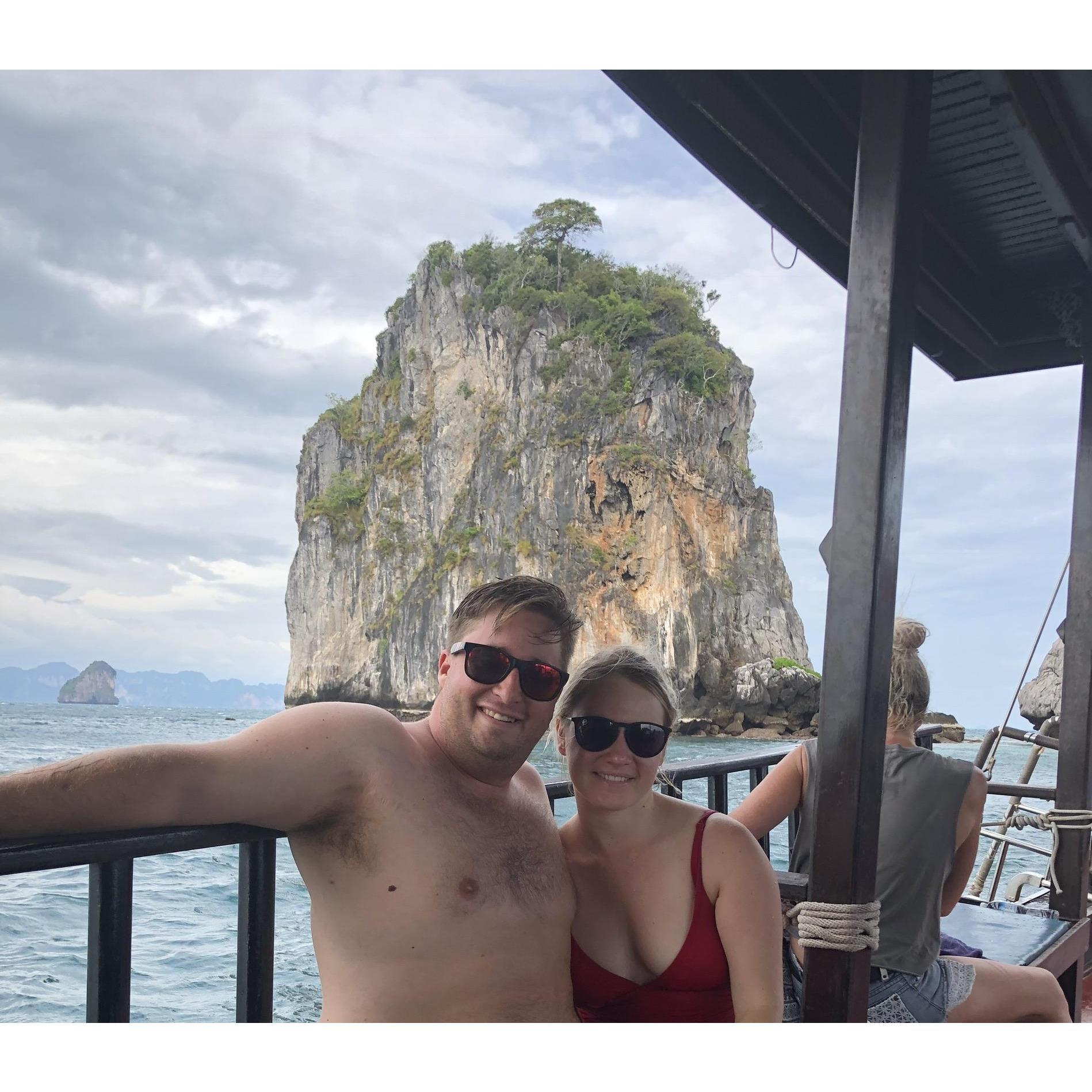 Cruising around enjoying the beauty of the Thai islands