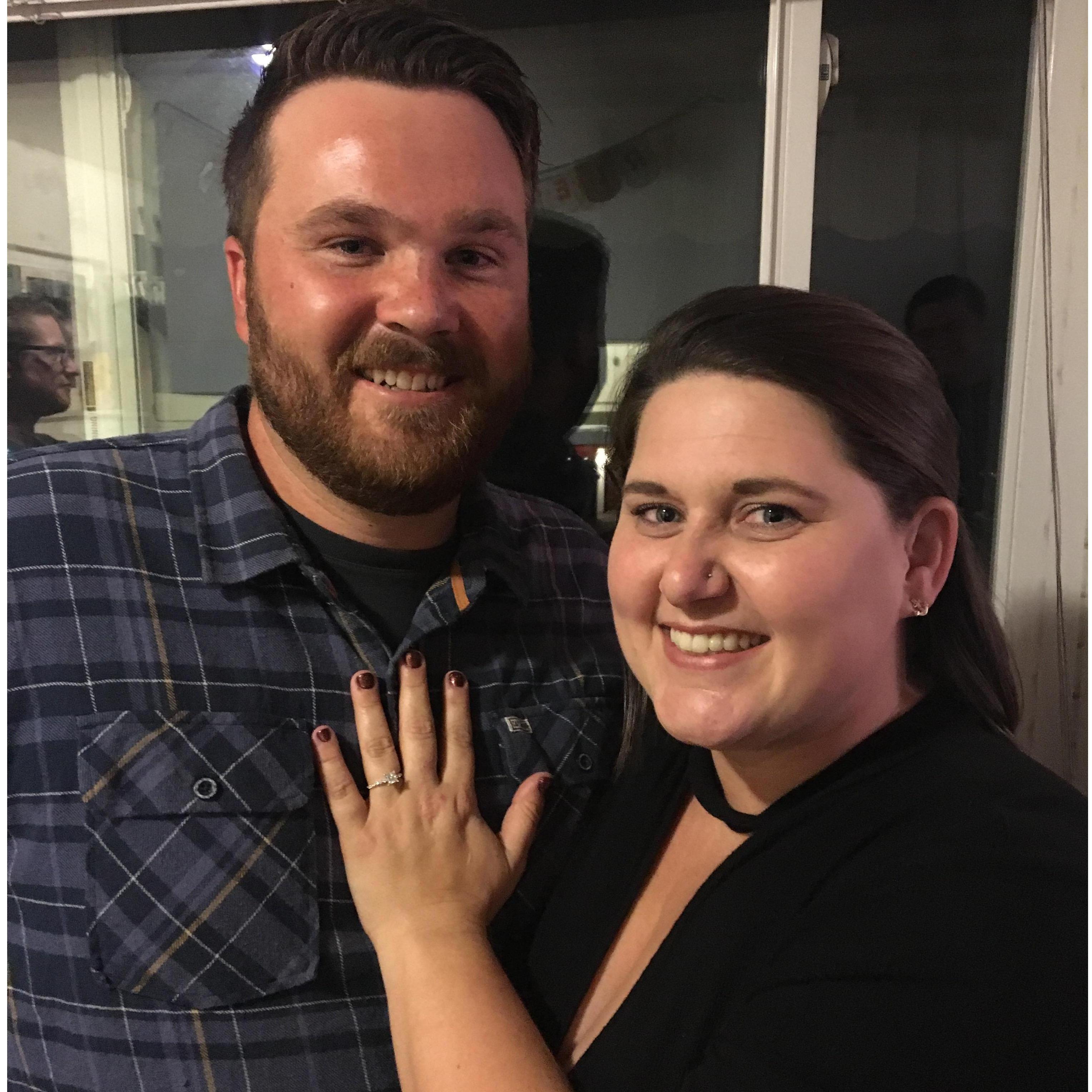 This is the night we got engaged!!
