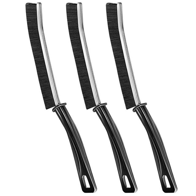 3 Pcs Crevice Cleaning Brush, 2023 New Multifunctional Gap Cleaning Brush Tool, Bathroom Gap Brush, Grout Cleaner Brush Hard Bristle Crevice Cleaning Brush