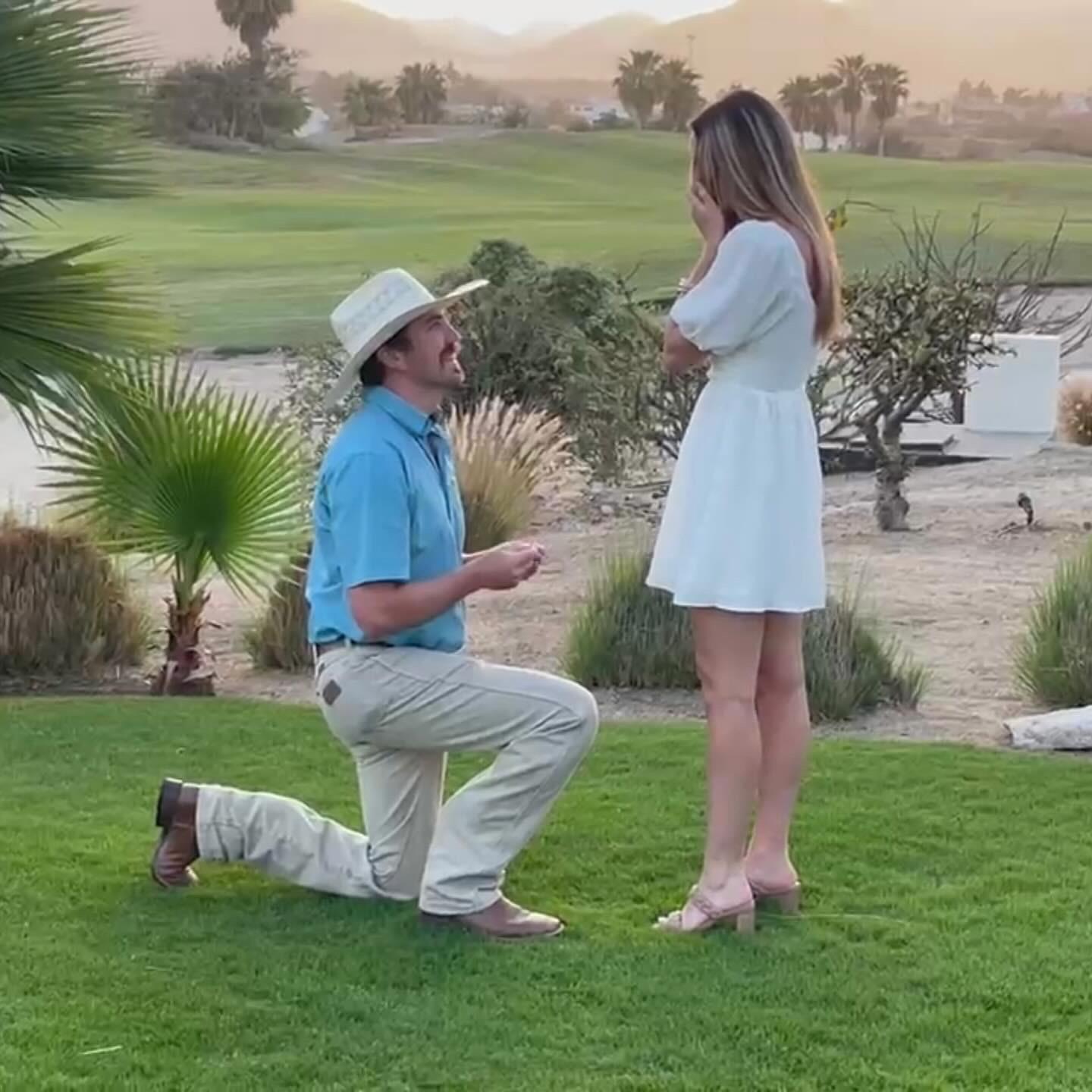 Johnny proposing!