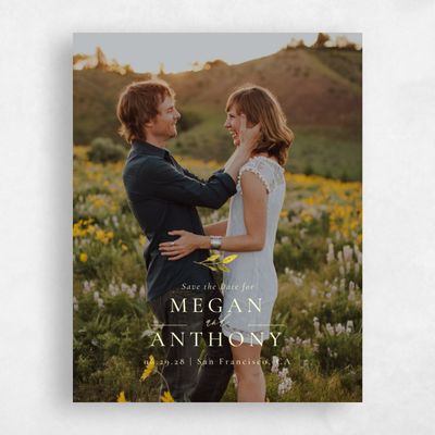 Butter, Yellow Wedding Save the Date - Thornton Photo