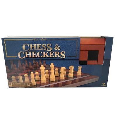 Game Gallery Chess & Checkers Wood Set