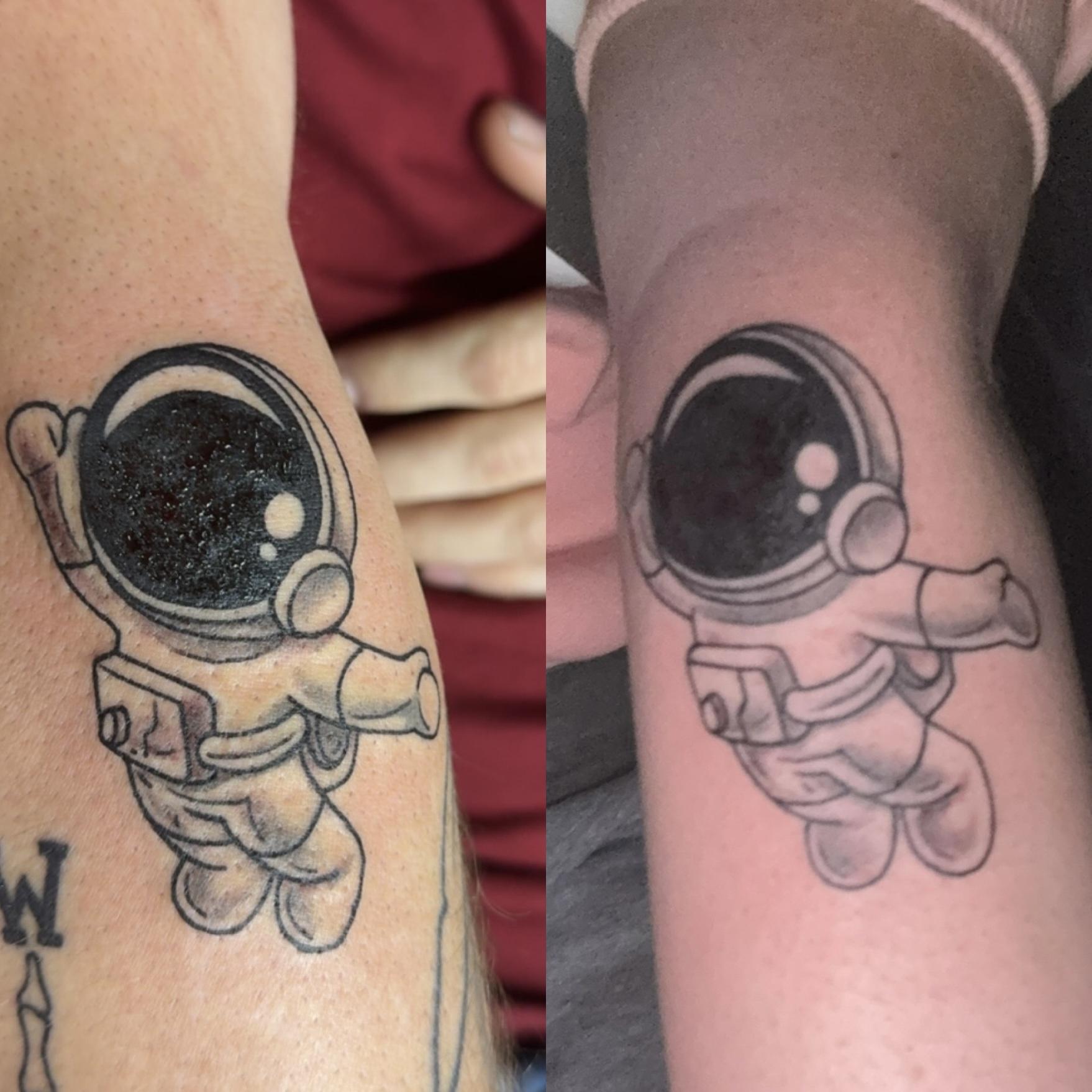 our fourth tattoo together, 2/15/25