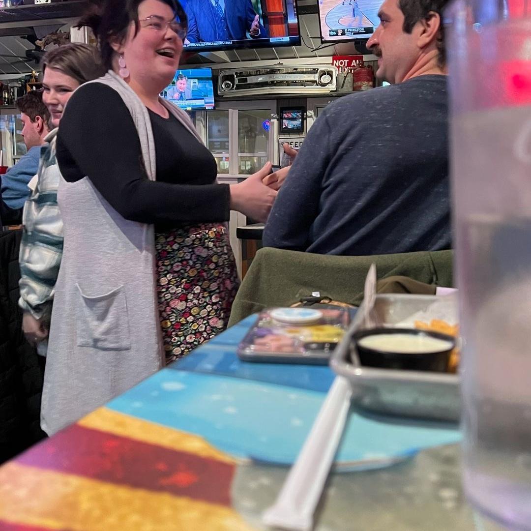 The first time we met in person. Totally a twist of fate. Thanks Jennifer Redfearn for this!