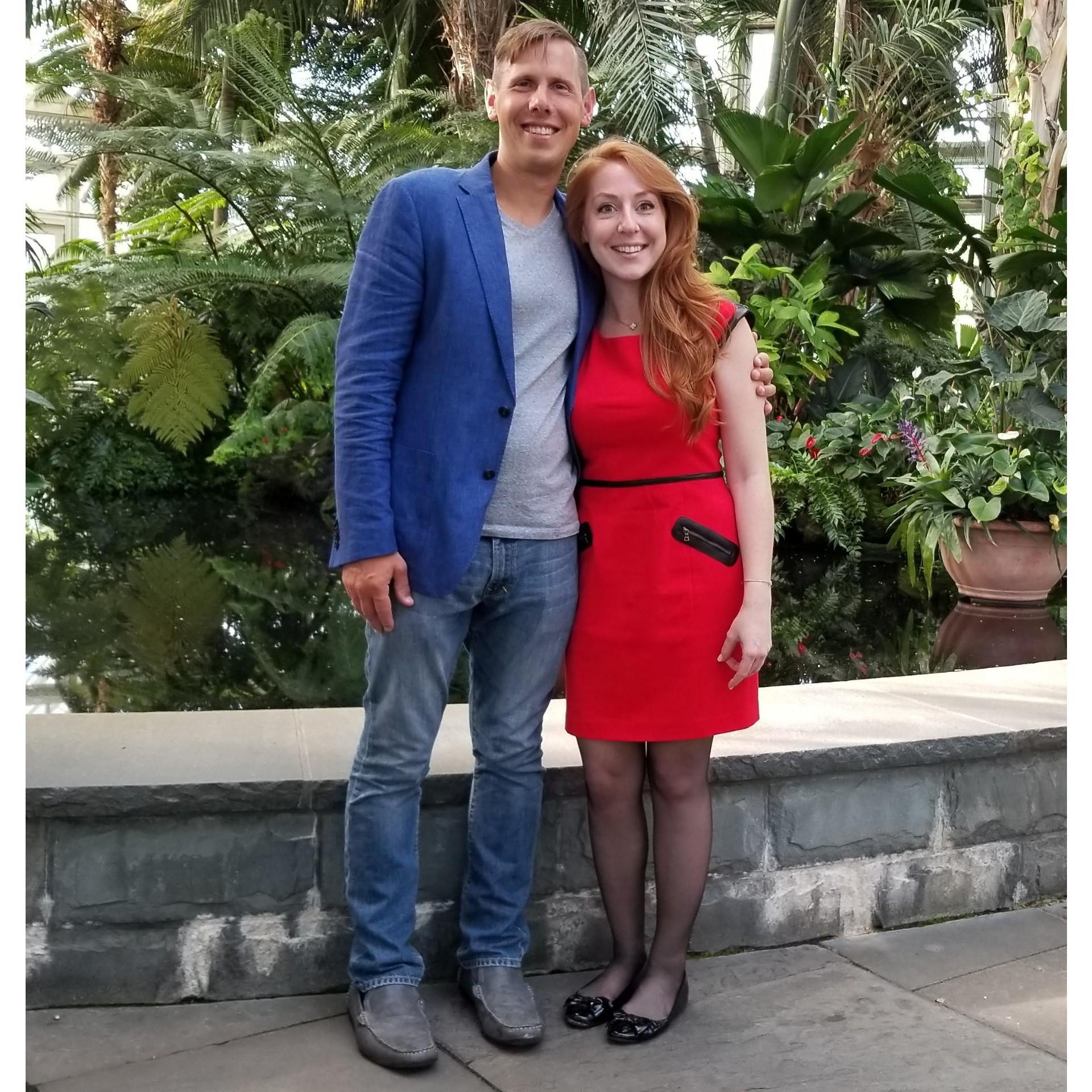 At the NY Botanical Gardens!