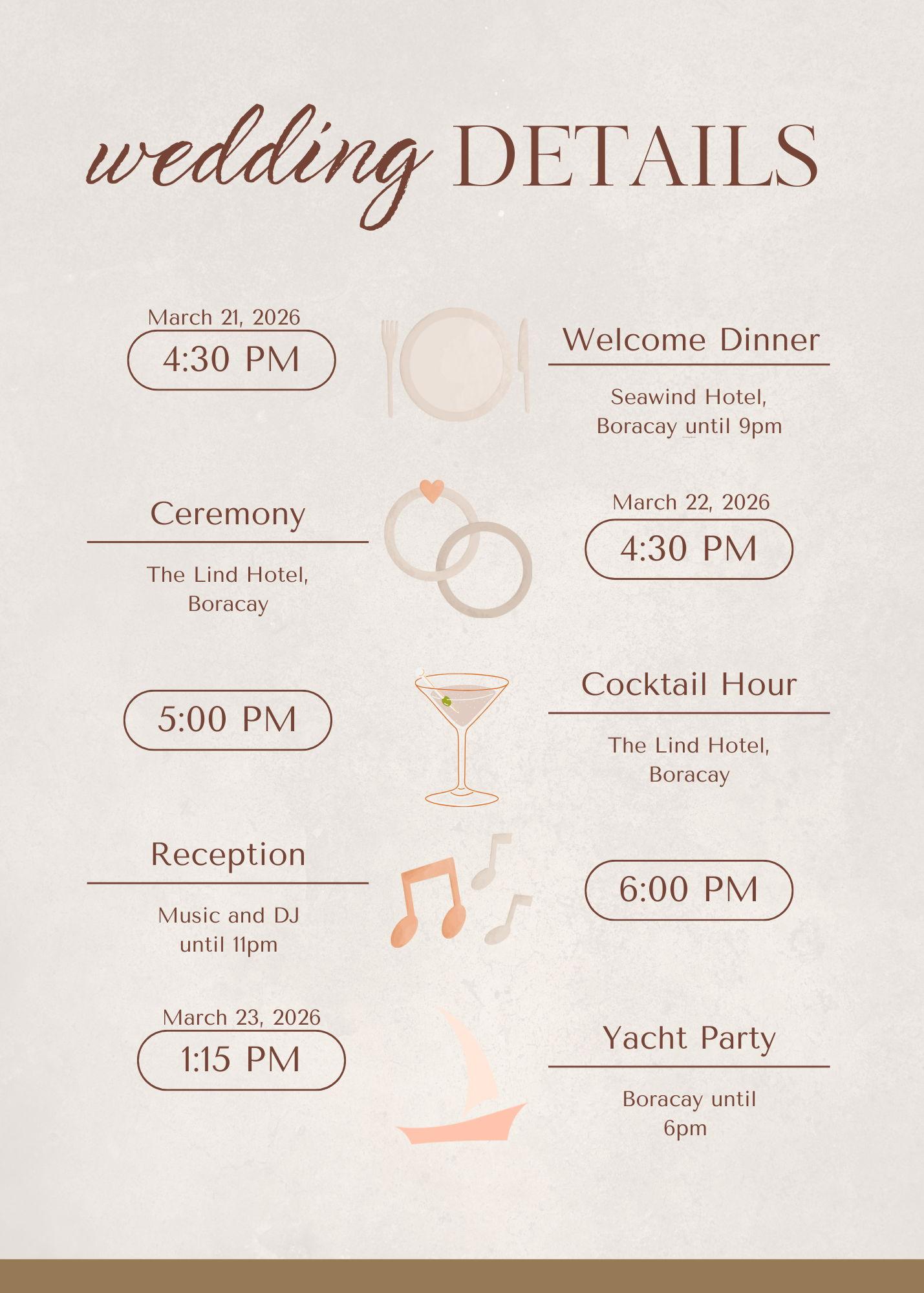 The Wedding Website of Jeriko Philip Perez and Kristine Mae Mallorca