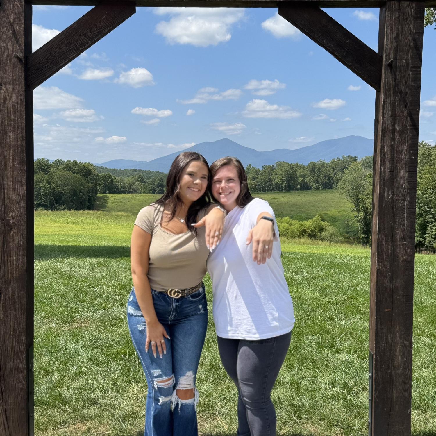 August 2025: First wedding venue tour! Imagining our big day and all the magic to come