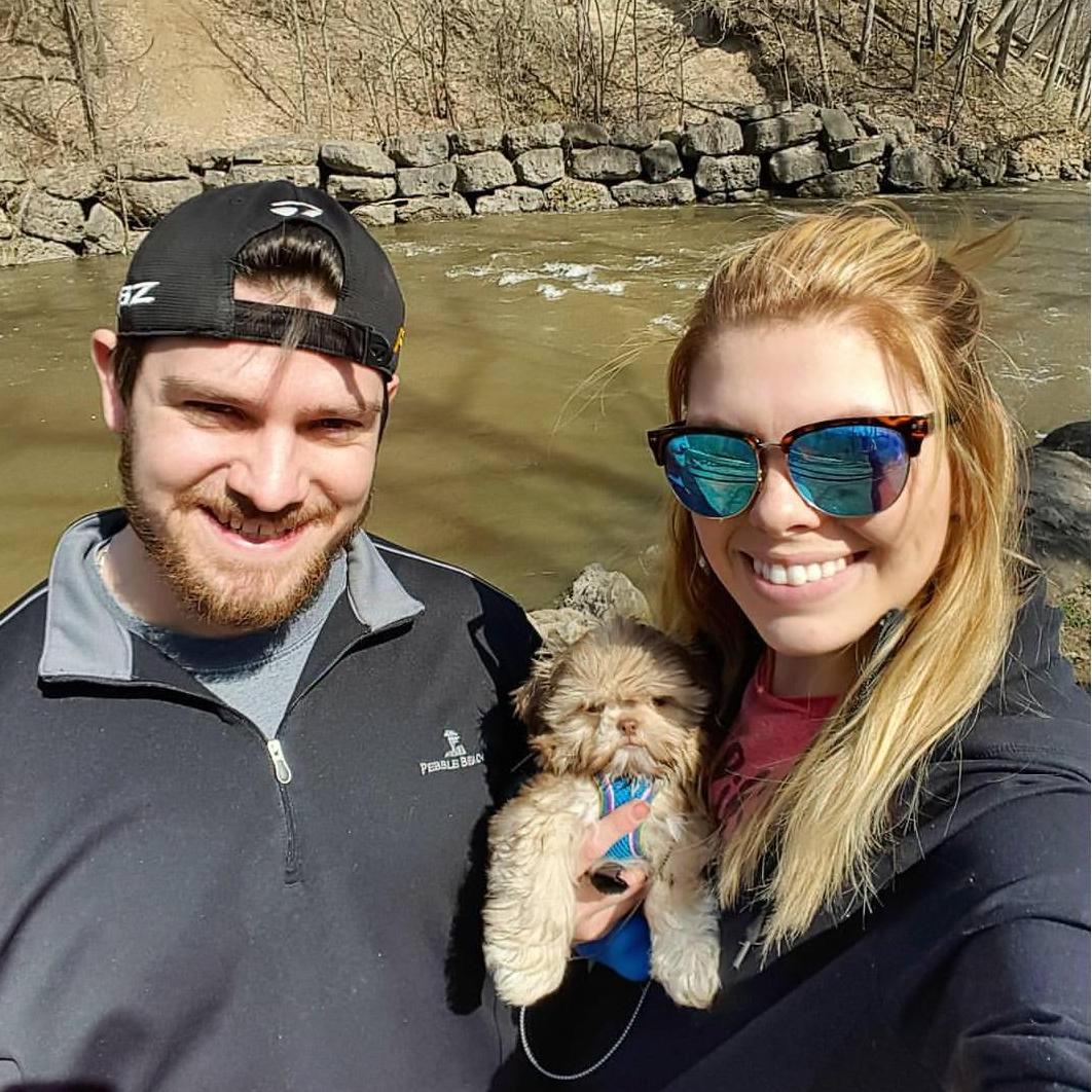 Our first walk with Chip!