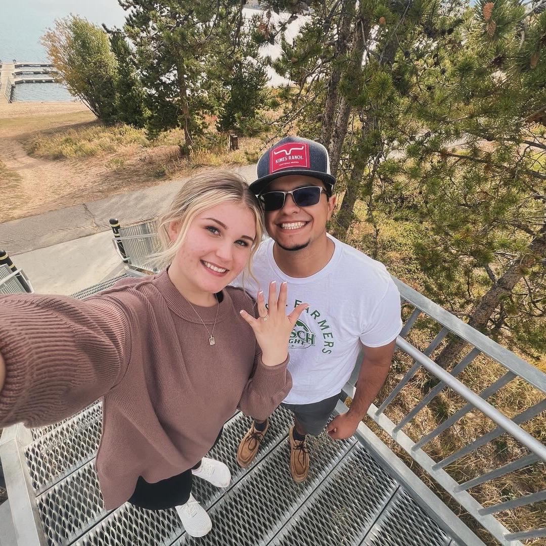 Right after he asked me to marry him🤍