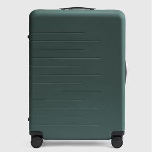 Large Check-In Suitcase in Dark Green