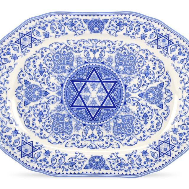 Spode Judaica Oval Platter