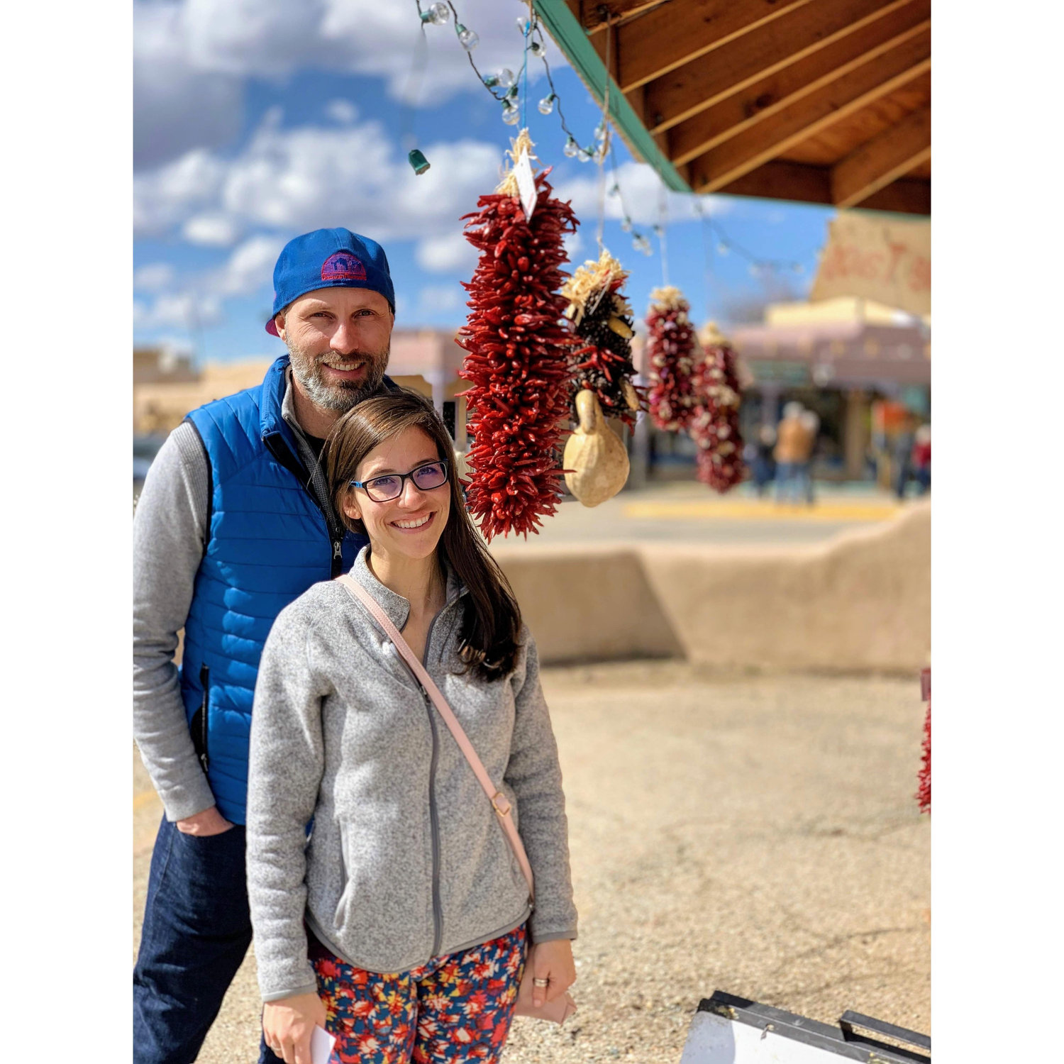 Babymooning with Maggie and Guy in Taos, New Mexico in March 2019.